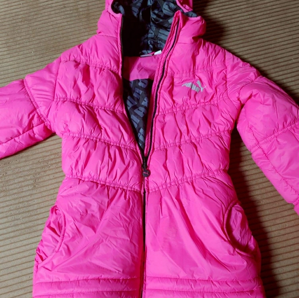 Girls puma coat size 12~14